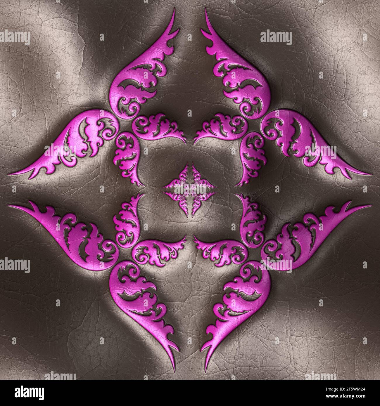 Piastrella in pelle con sfondo senza cuciture Foto Stock