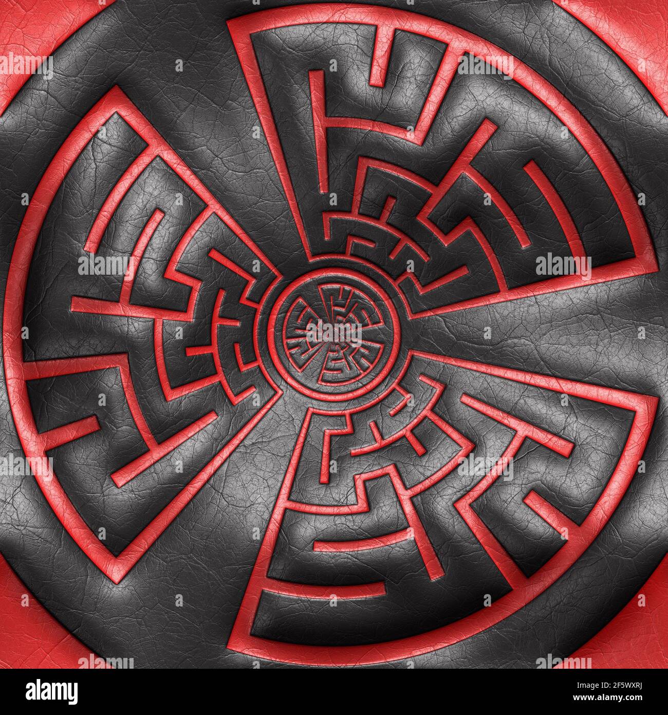 Piastrella in pelle con sfondo senza cuciture Foto Stock