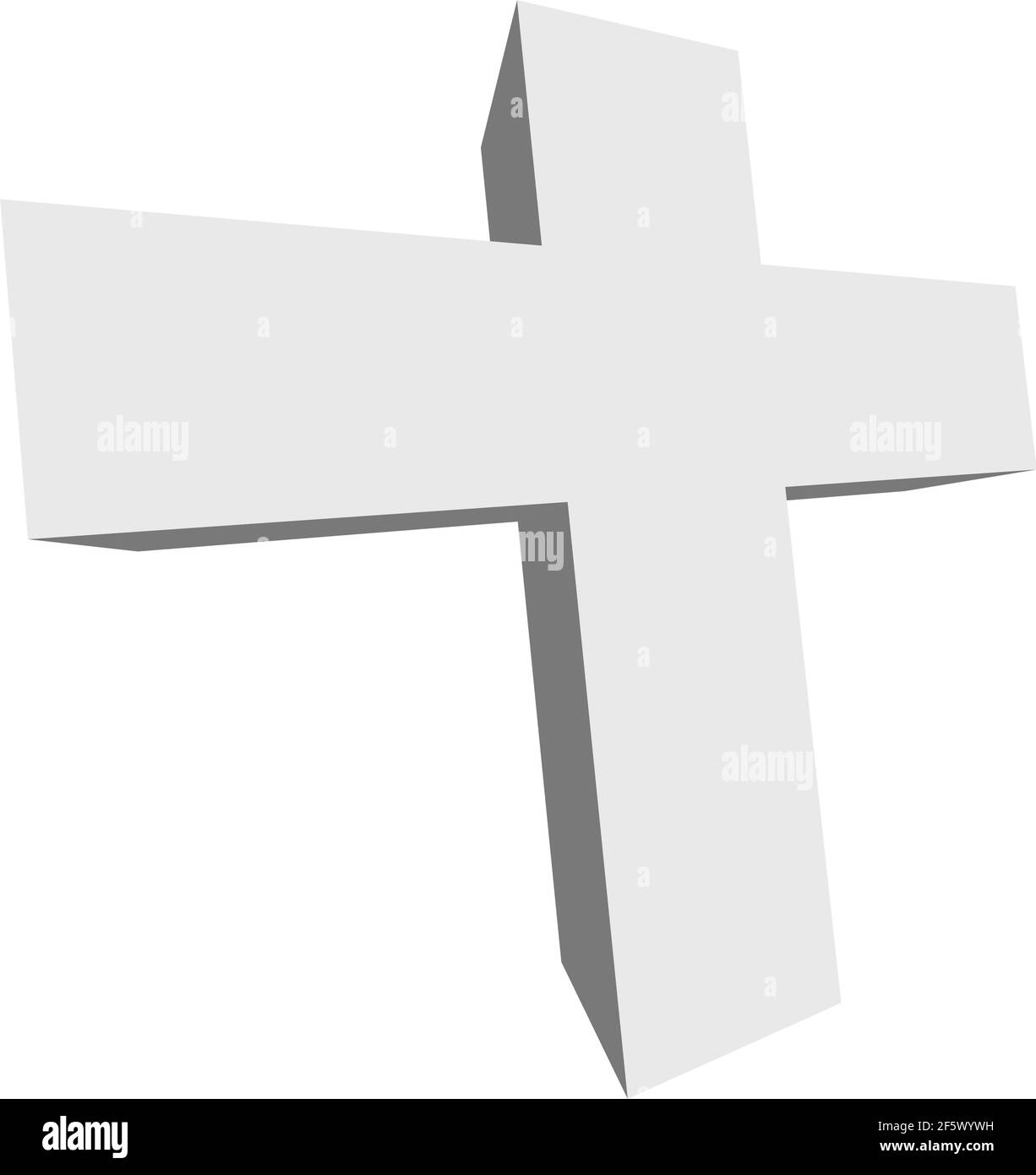 Simbolo a croce, segno e icona. Croce cristiana - illustrazione vettoriale di stock, grafica clip art Illustrazione Vettoriale