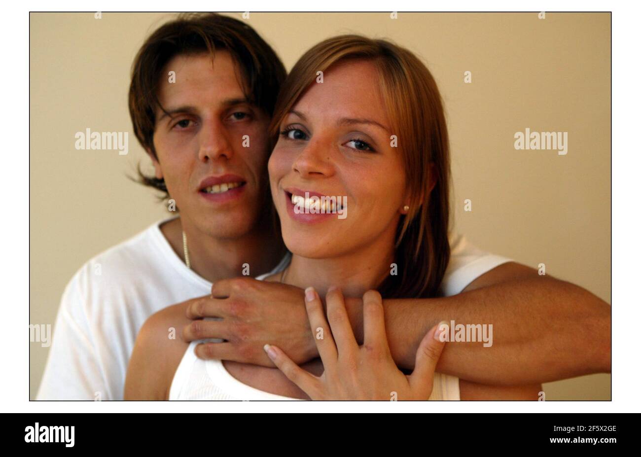 Kate Walsh e Bret Garrard.pic David Sandison 7/7/2004 Foto Stock
