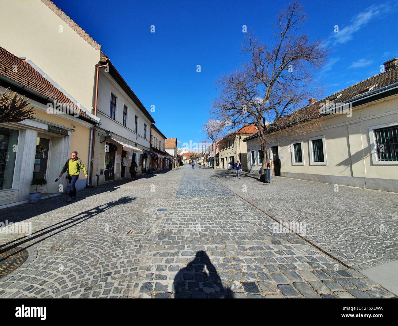 02.18.2020 - Szentendre, Ungheria: È una città sulla riva del fiume nella contea di Pest Foto Stock