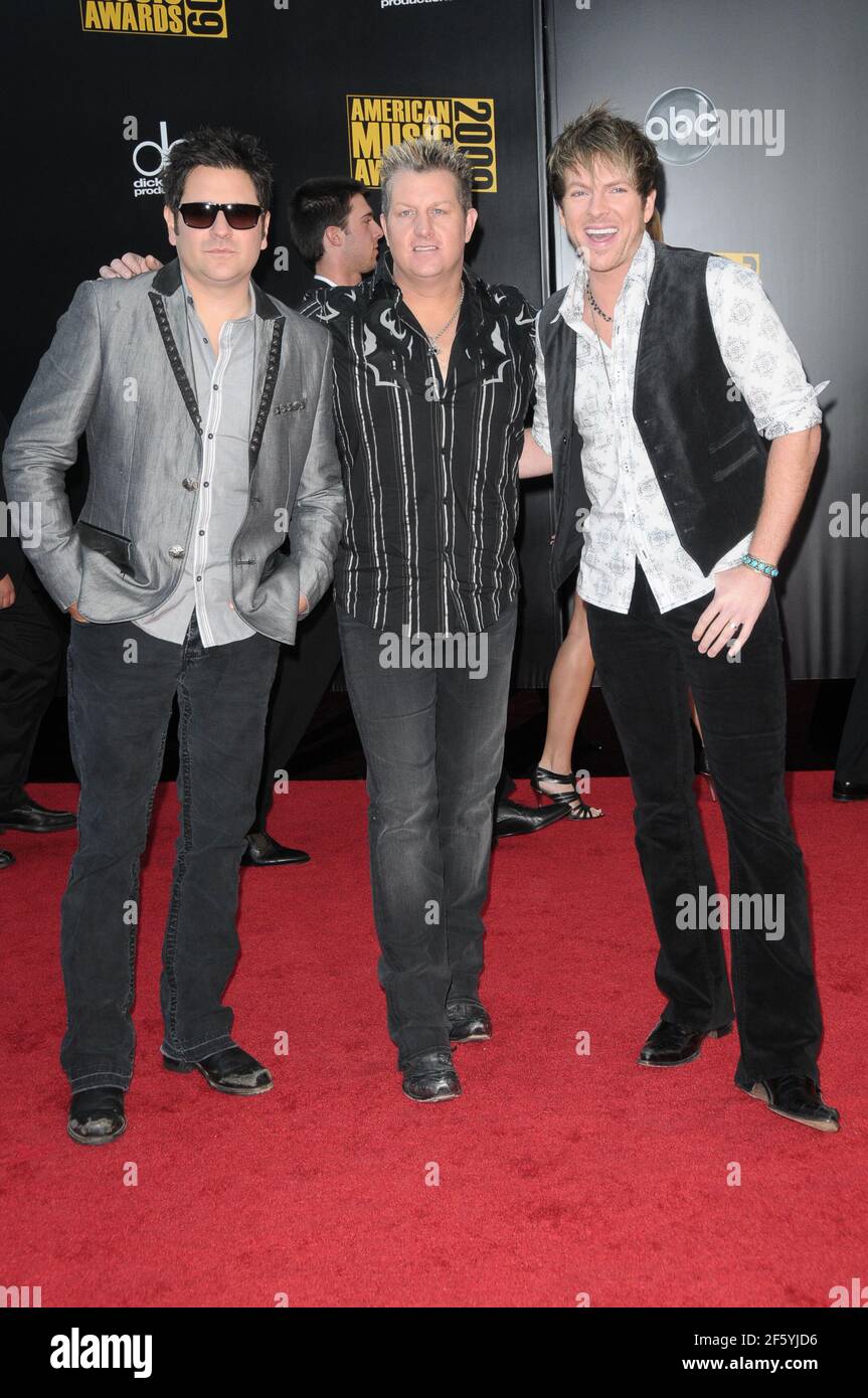 Jay DeMarcus, Gary LeVox, Joe Don Rooney al 2009 American Music Awards al Nokia Theatre L.A. Live on 11, 22, 2009 a Los Angeles, California. Foto Stock