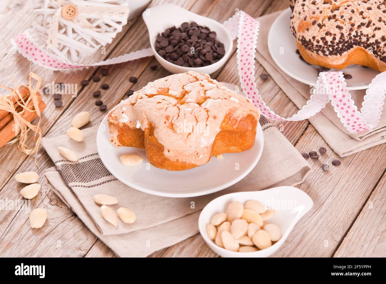 Colomba pane italiano di Pasqua. Foto Stock