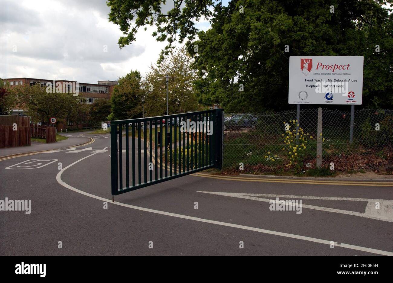 LA SCUOLA DI LETTURA DOVE MARY - ANN LENEGHAN HA PARTECIPATO PRIMA DI ESSERE ASSASSINATO. 9 maggio 2005 TOM PILSTON Foto Stock