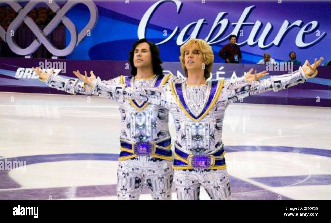 BLADES OF GLORY 2007 Paramount Pictures film con la volontà Ferrell A sinistra e Jon Heder Foto Stock