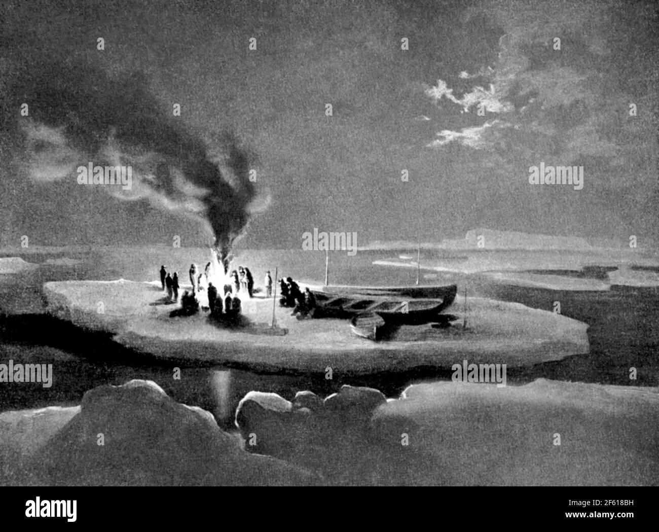 Spedizione imperiale Trans-Antartide, 1915 Foto Stock