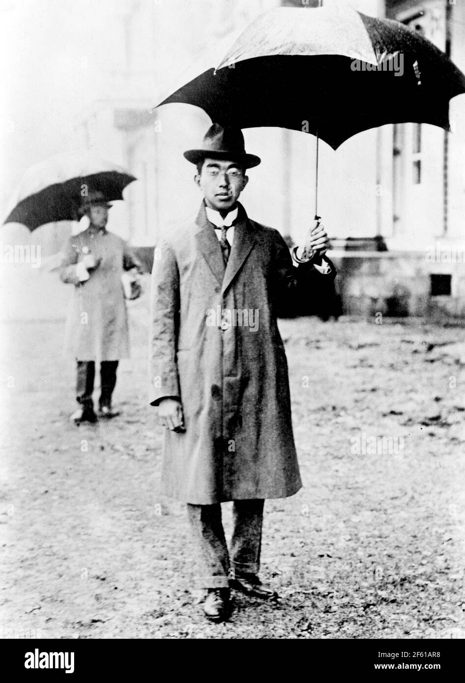 Principe ereditario Hirohito, 1921 Foto Stock