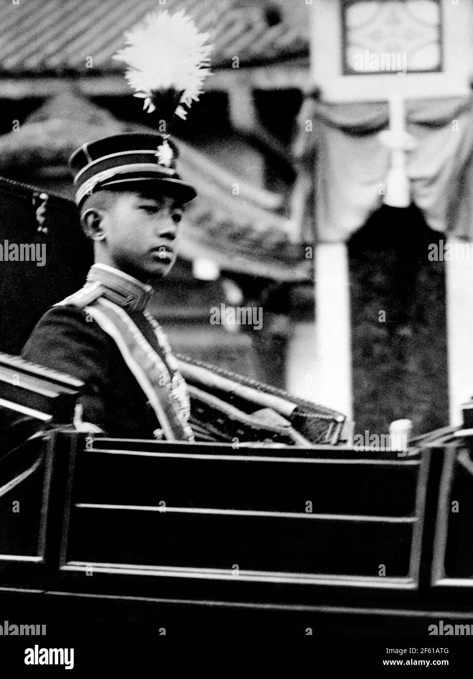 Principe ereditario Hirohito, 1918 Foto Stock