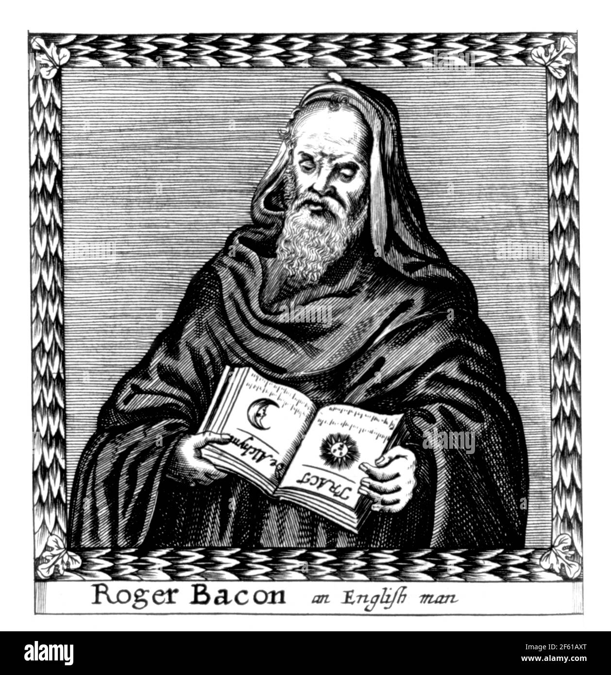 Roger Bacon, filosofo inglese Foto Stock