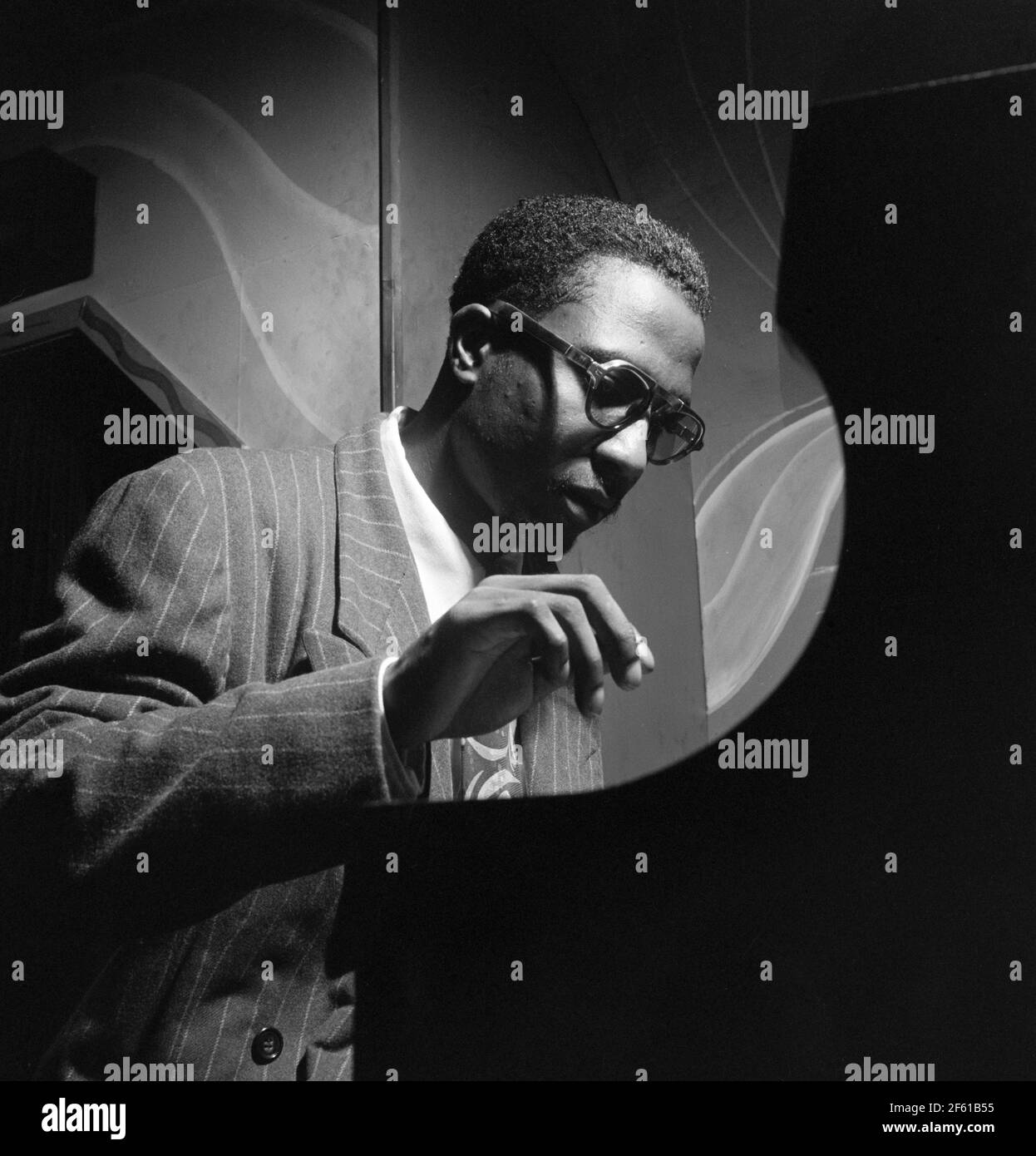 Thelonious Monk, musicista jazz americano Foto Stock