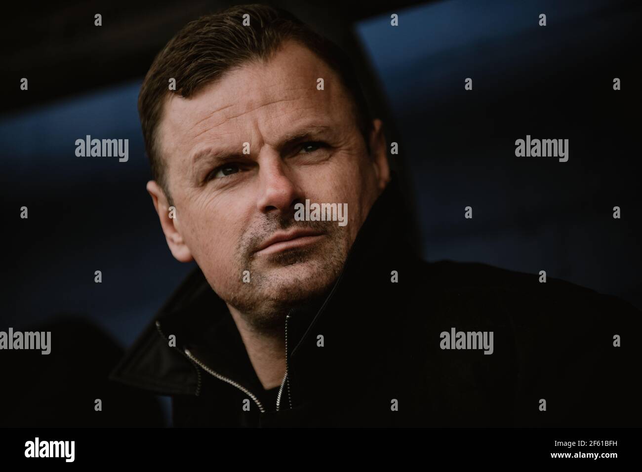 Richie Wellens. Manager, Salford City FC, 2021. Foto Stock