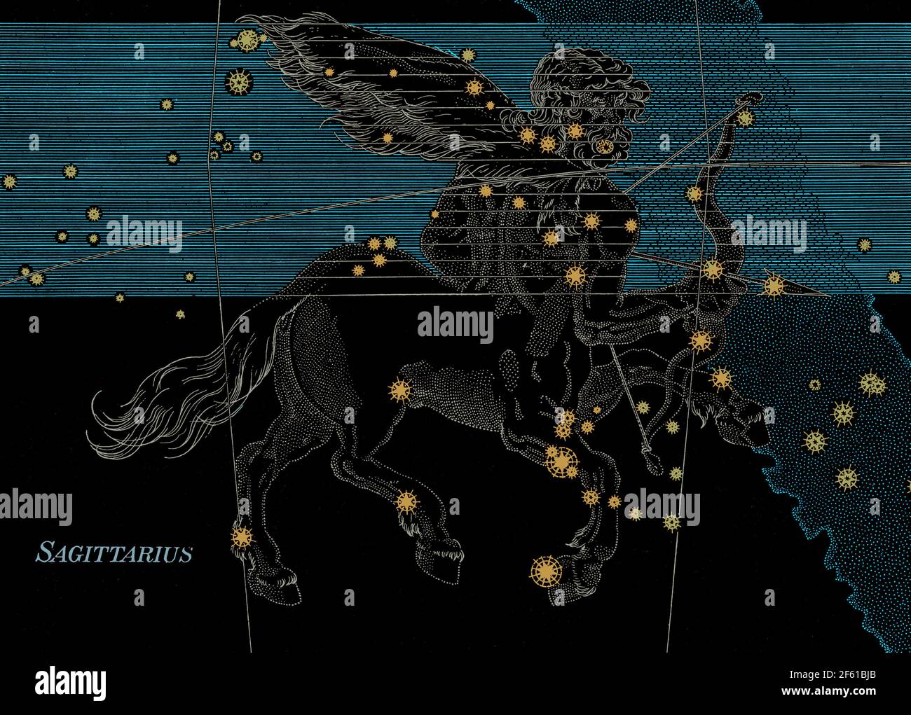 Costellazione del sagittario immagini e fotografie stock ad alta