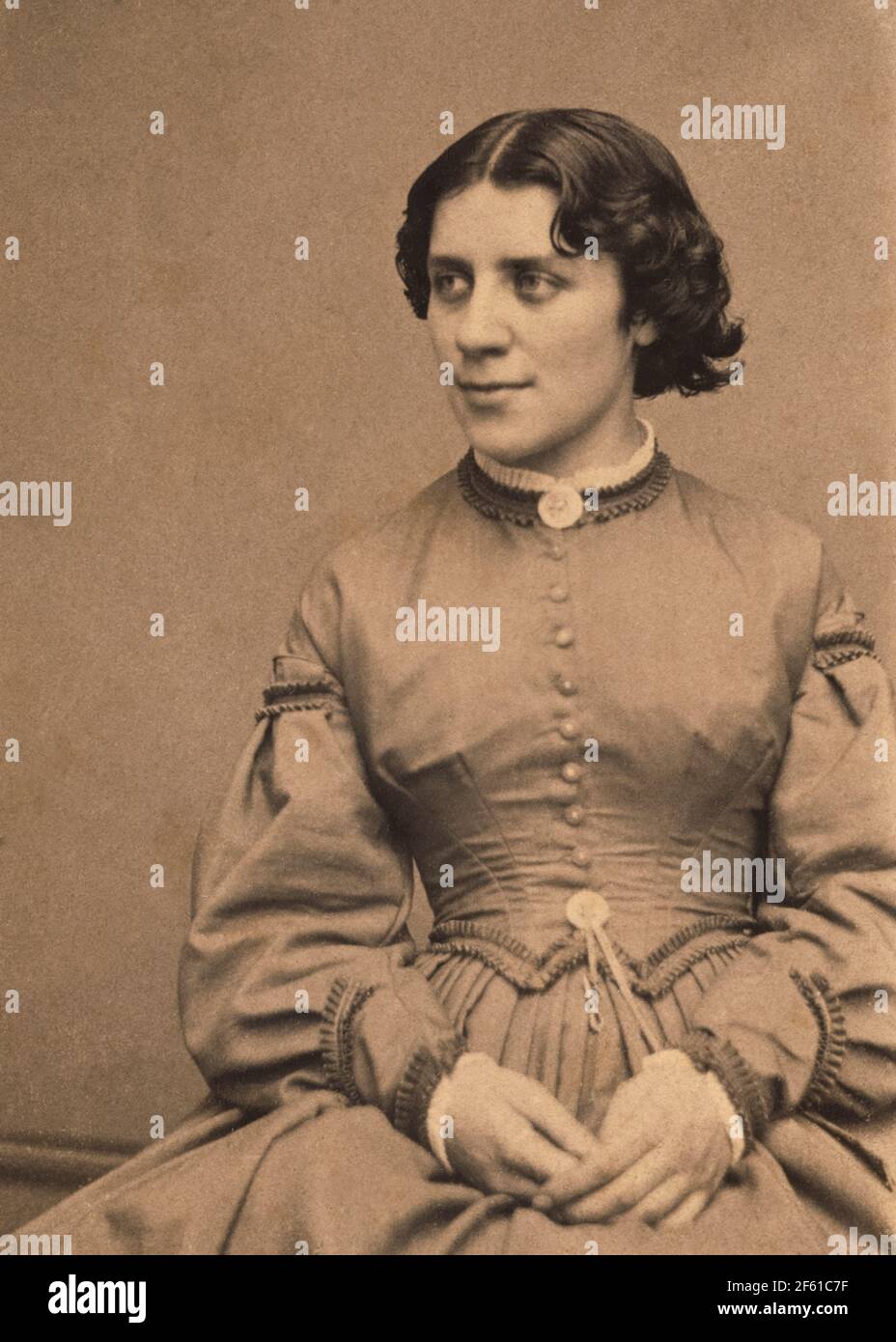 Anna Elizabeth Dickinson, abolizionista americano e Suffragette Foto Stock