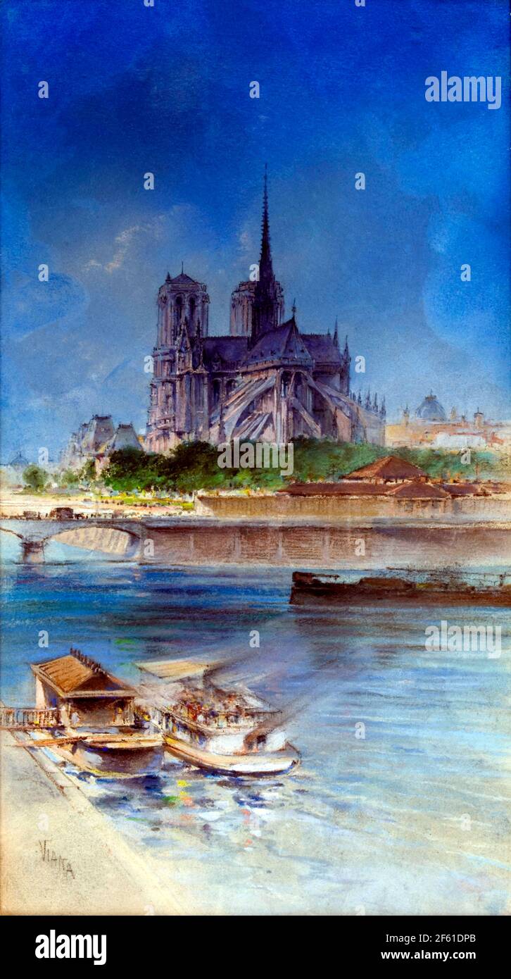 Notre Dame de Paris Foto Stock