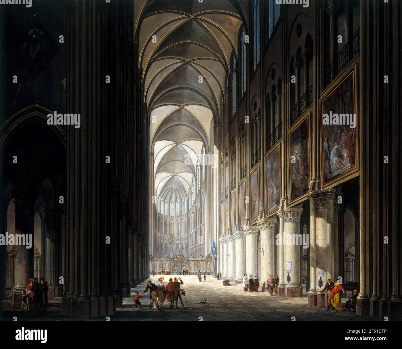 Notre-Dame de Paris, 1789 Foto Stock