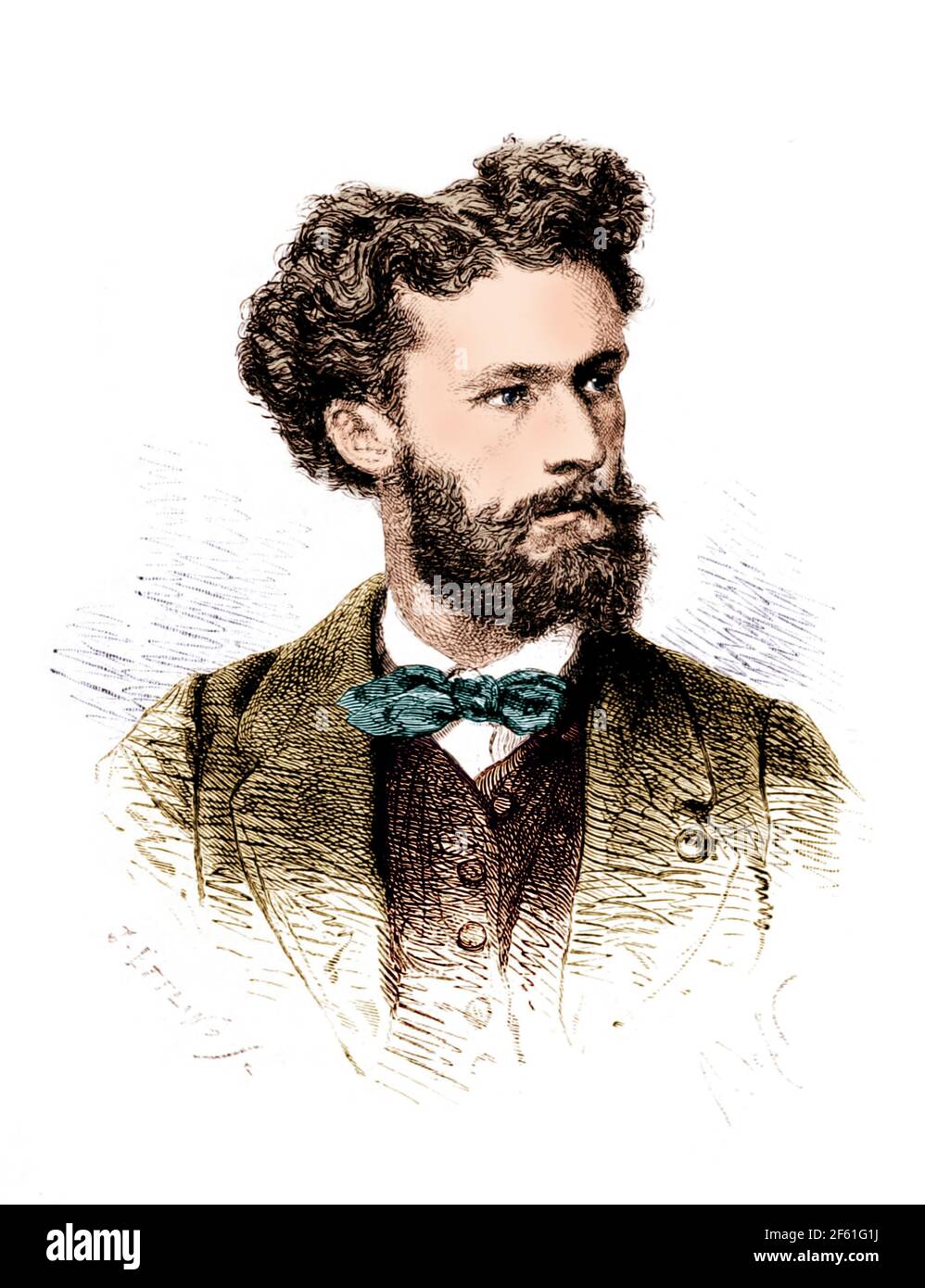 Camille Flammarion, astronomo francese Foto Stock