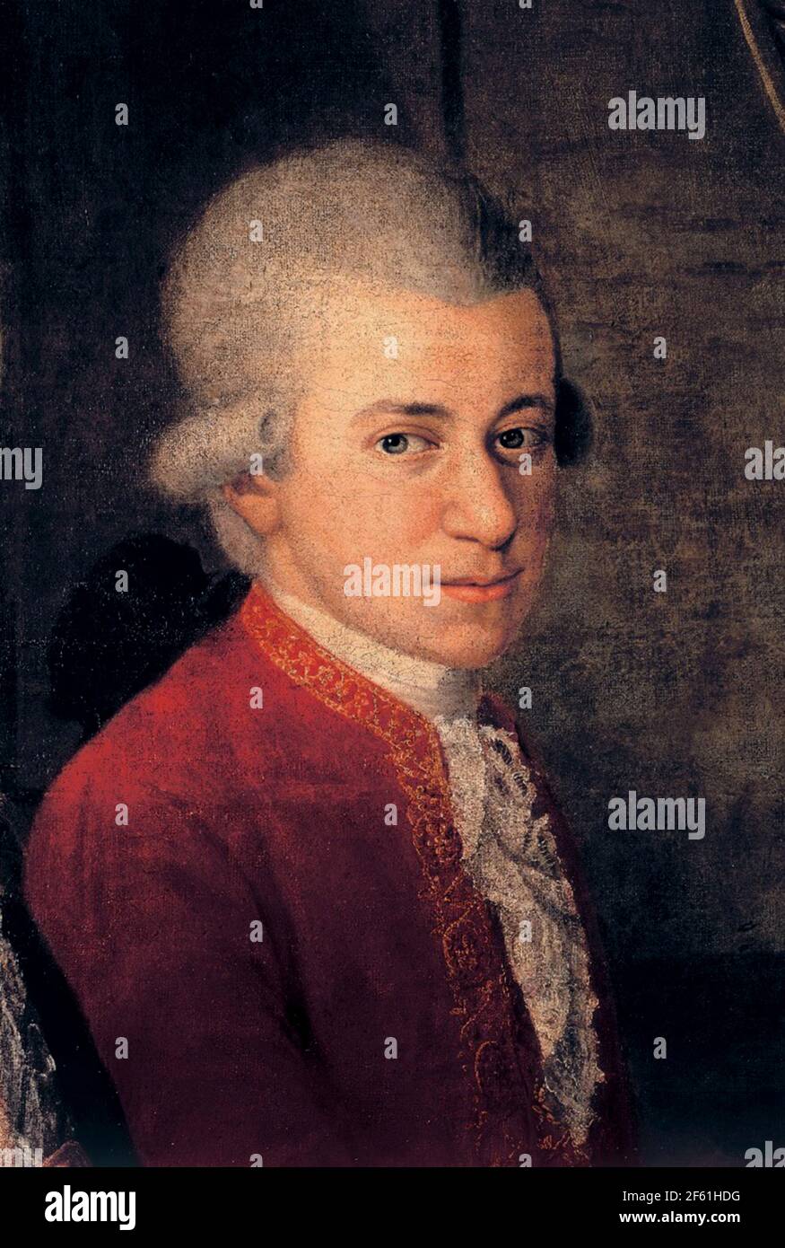 Wolfgang Amadeus Mozart, il compositore austriaco Foto Stock