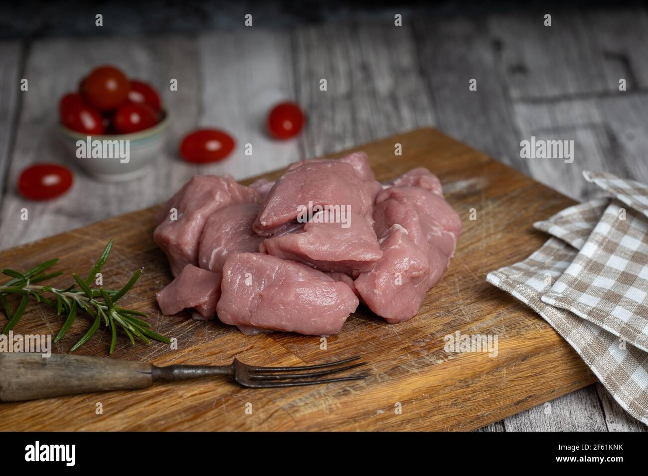 Puffin con cicerelli Foto Stock