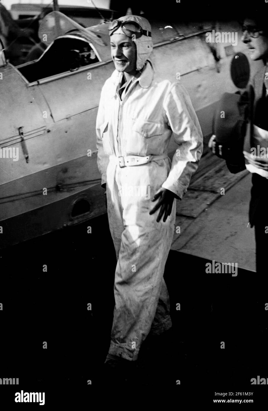 Jean Batten, Aviatore neozelandese Foto Stock