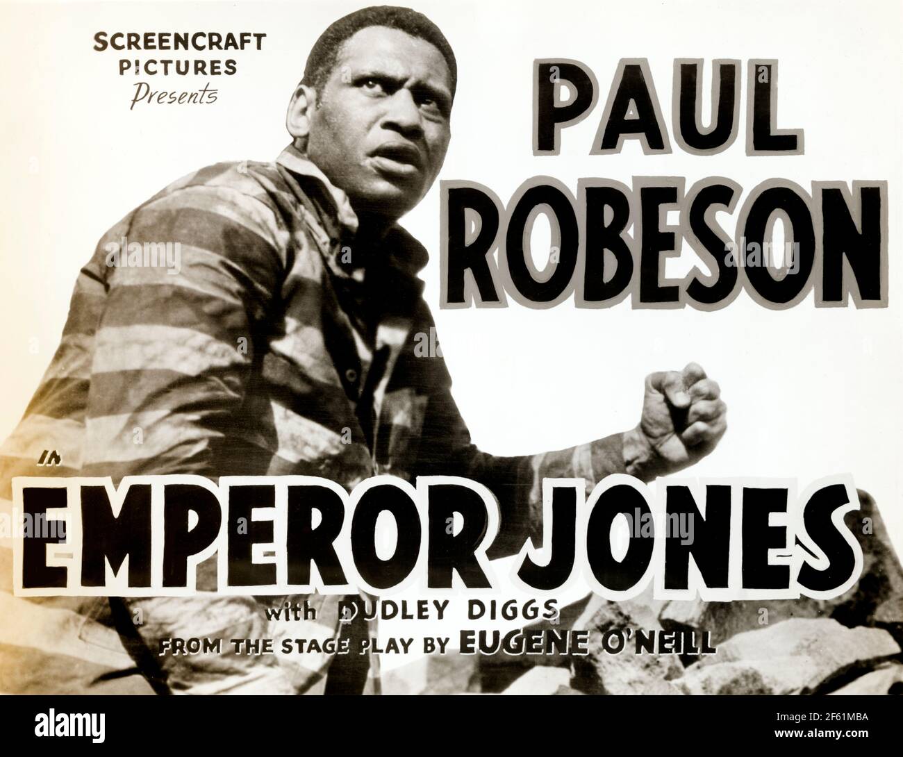 L'Imperatore Jones che ha starring Paul Robeson, 1933 Foto Stock