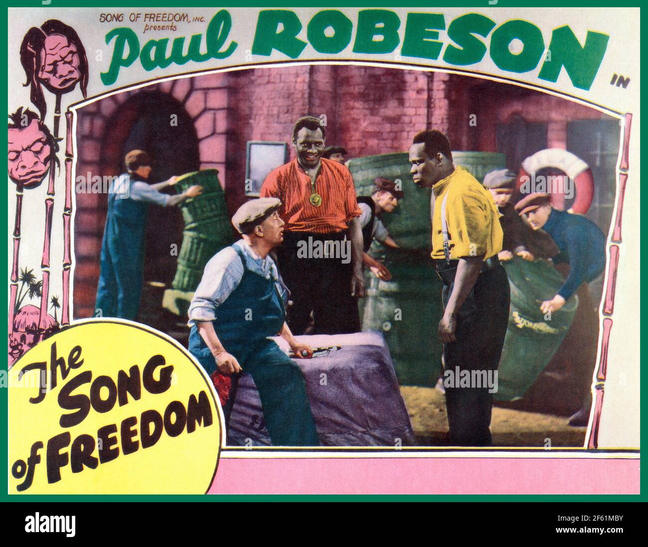 Canzone della libertà con Paul Robeson, 1936 Foto Stock