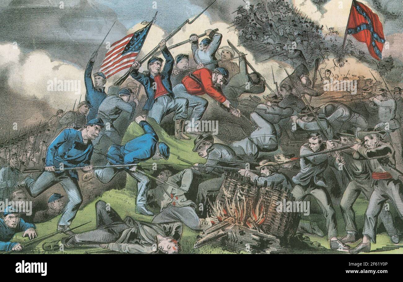 La battaglia di Chattanooga, 1863 Foto Stock