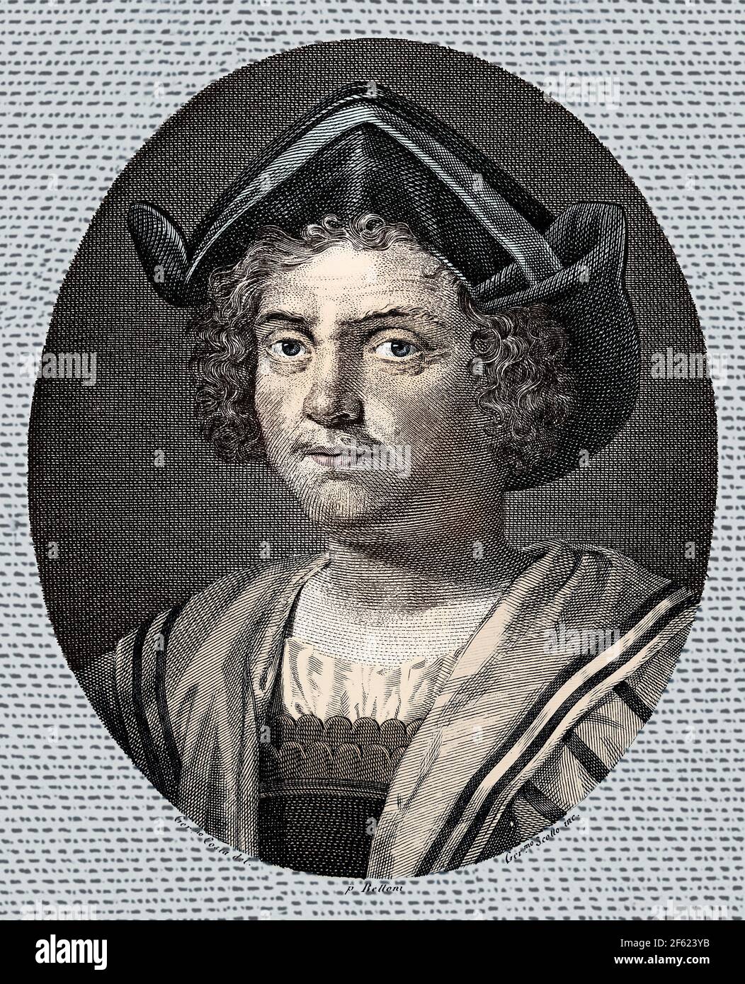 Christopher Columbus, Italiano Explorer Foto Stock