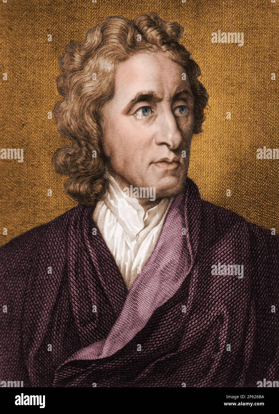 John Locke, filosofo inglese Foto Stock
