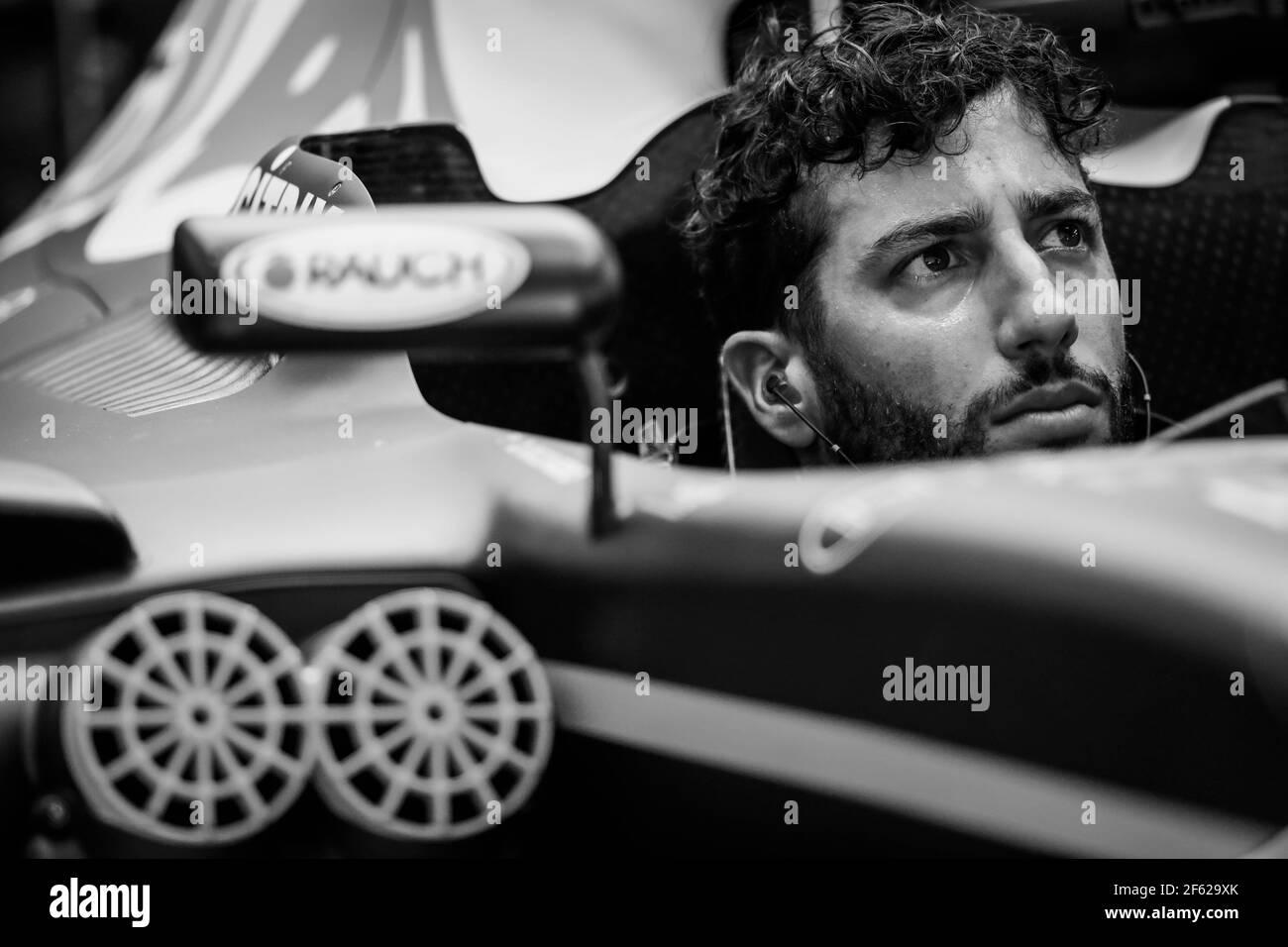 RICCIARDO Daniel (aus) Red Bull Tag Heuer RB13, ambiance portrait durante il campionato mondiale di Formula 1 FIA 2017, Gran Premio di Spagna, a Barcellona Catalunya dal 11 al 14 maggio - Foto Florent Gooden / DPPI Foto Stock