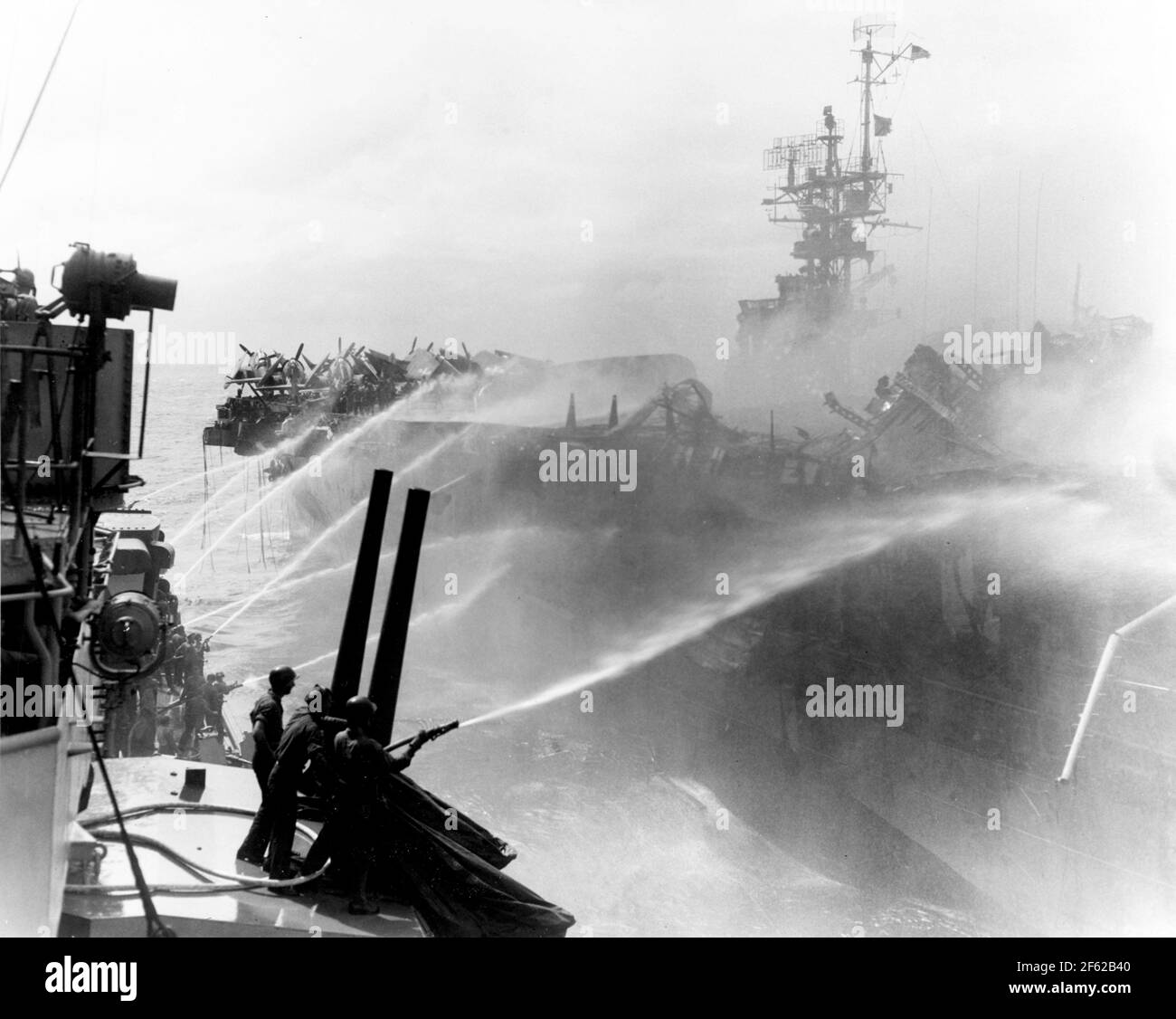 Seconda guerra mondiale, Battaglia del Golfo di Leyte, 1944 Foto Stock