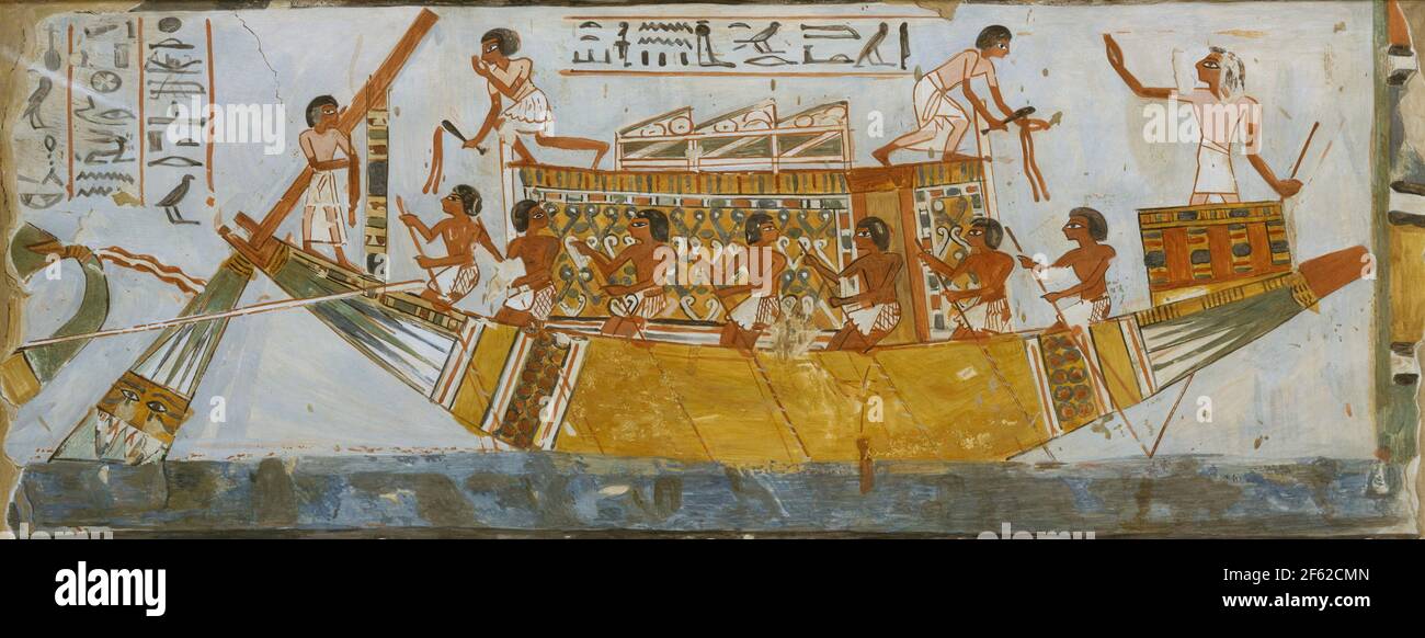 Viaggio ad Abydos, Tomba di Pairy Foto Stock