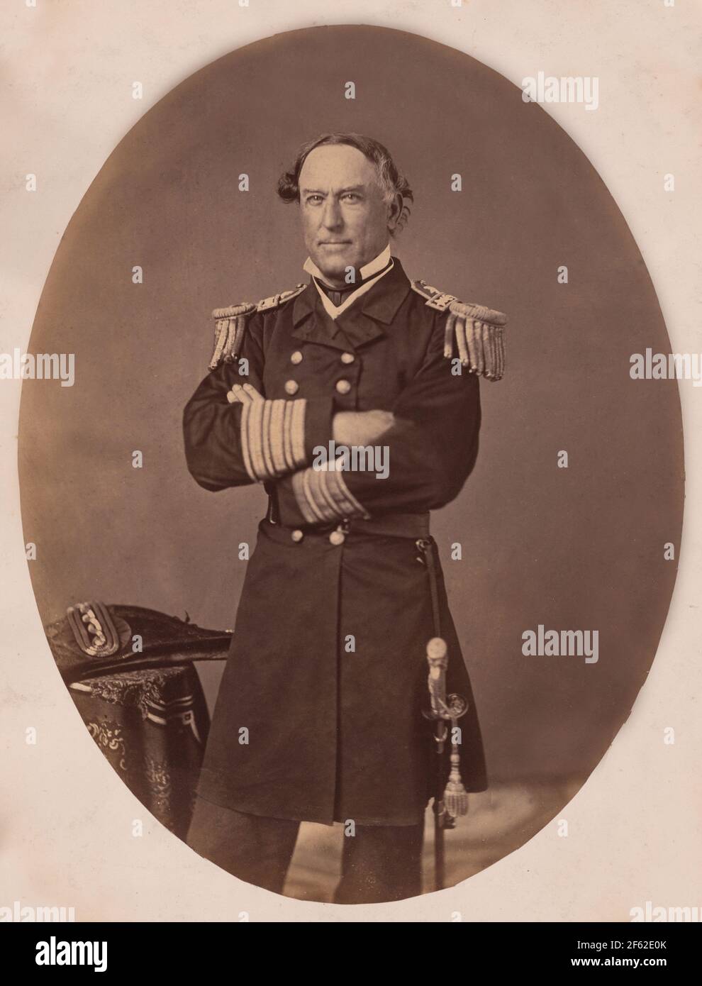 David Farragut, eroe navale americano Foto Stock