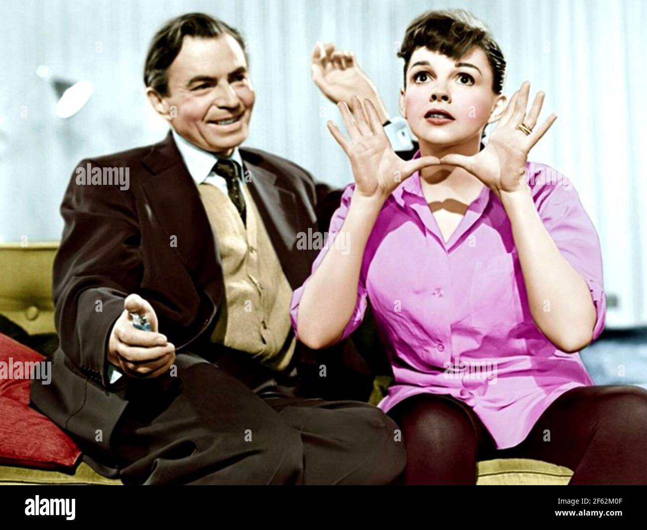 UNA STELLA È NATA nel 1954 Warner Bros. Film musical con Judy Garland e James Mason, Foto Stock