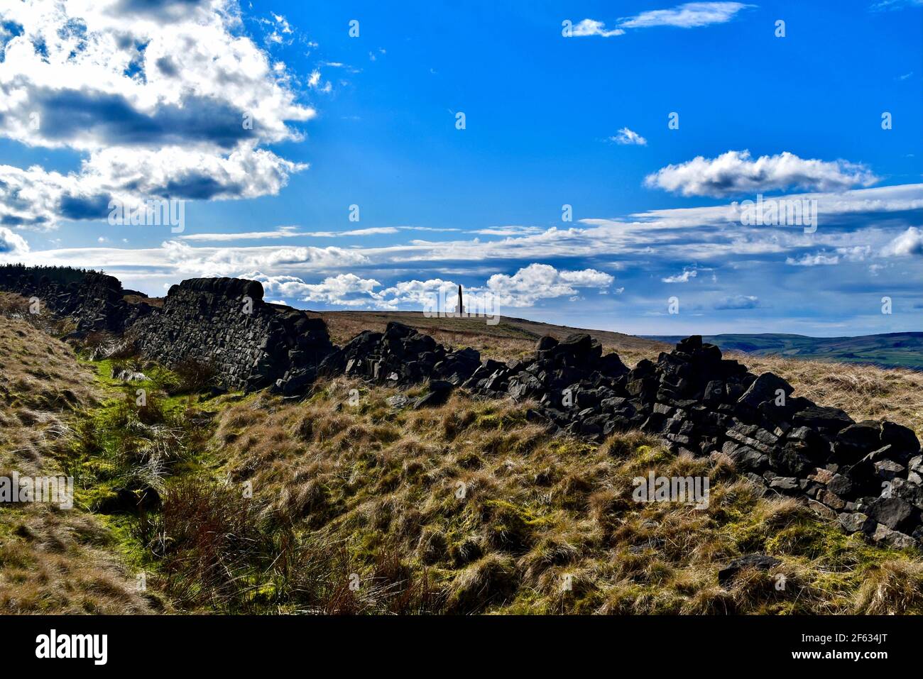 Sentiero per il monumento Stoodley Pike Foto Stock