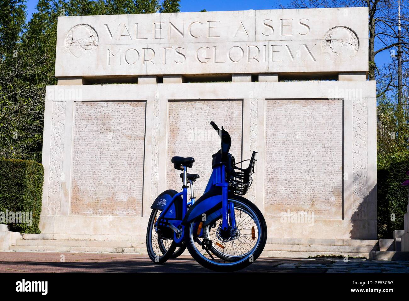 Valence, Drome, Francia Foto Stock