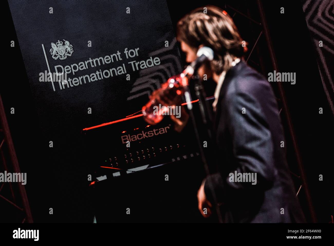 Non fare nulla in scena per la British Music Embassy come parte di SXSW Online 2021. Foto Stock