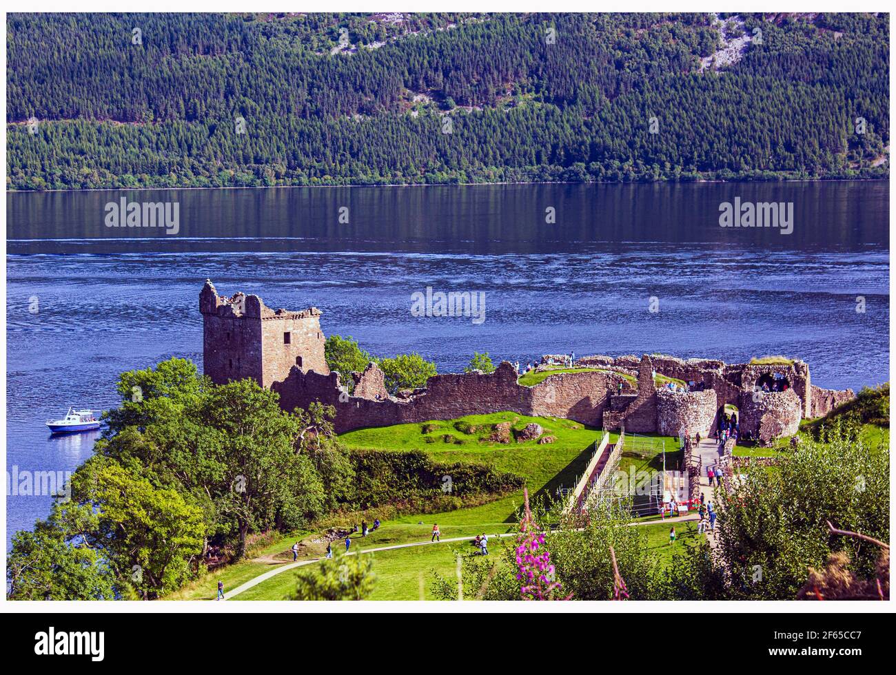 Castello Urquhart Loch Ness in Scozia Foto Stock