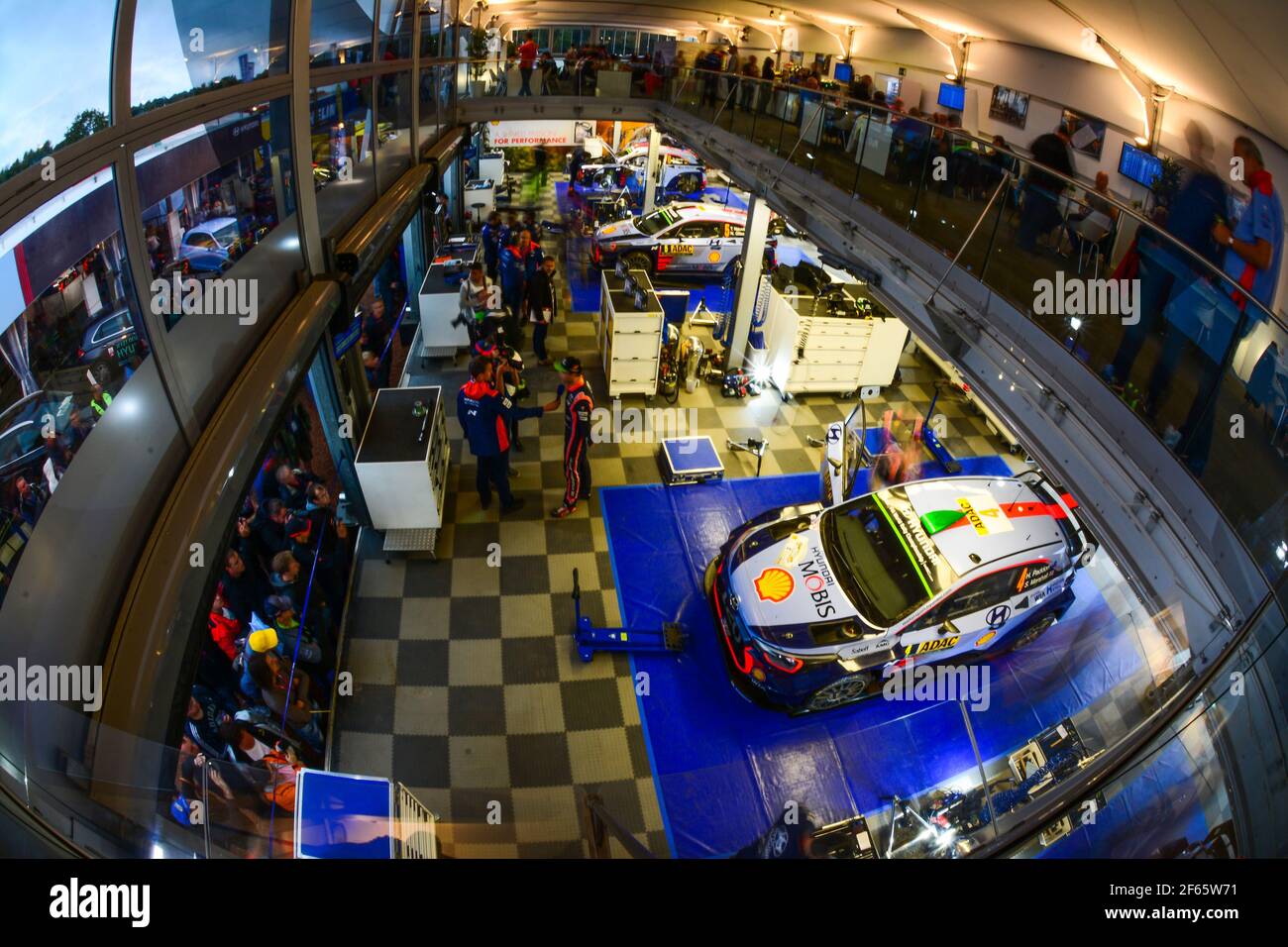 Hyundai I20 Coupé WRC Hyundai Motorsport costruttore azione durante il WRC World Rally Car Championship 2017, ADAC Rallye of Deutschland dal 17 al 20 agosto, a Bostalsee, Germania - Foto Paulo Maria / DPPI Foto Stock