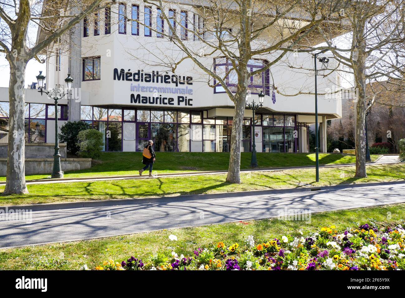 Maurice Pic media library, Montelimar, Drome, Francia Foto Stock