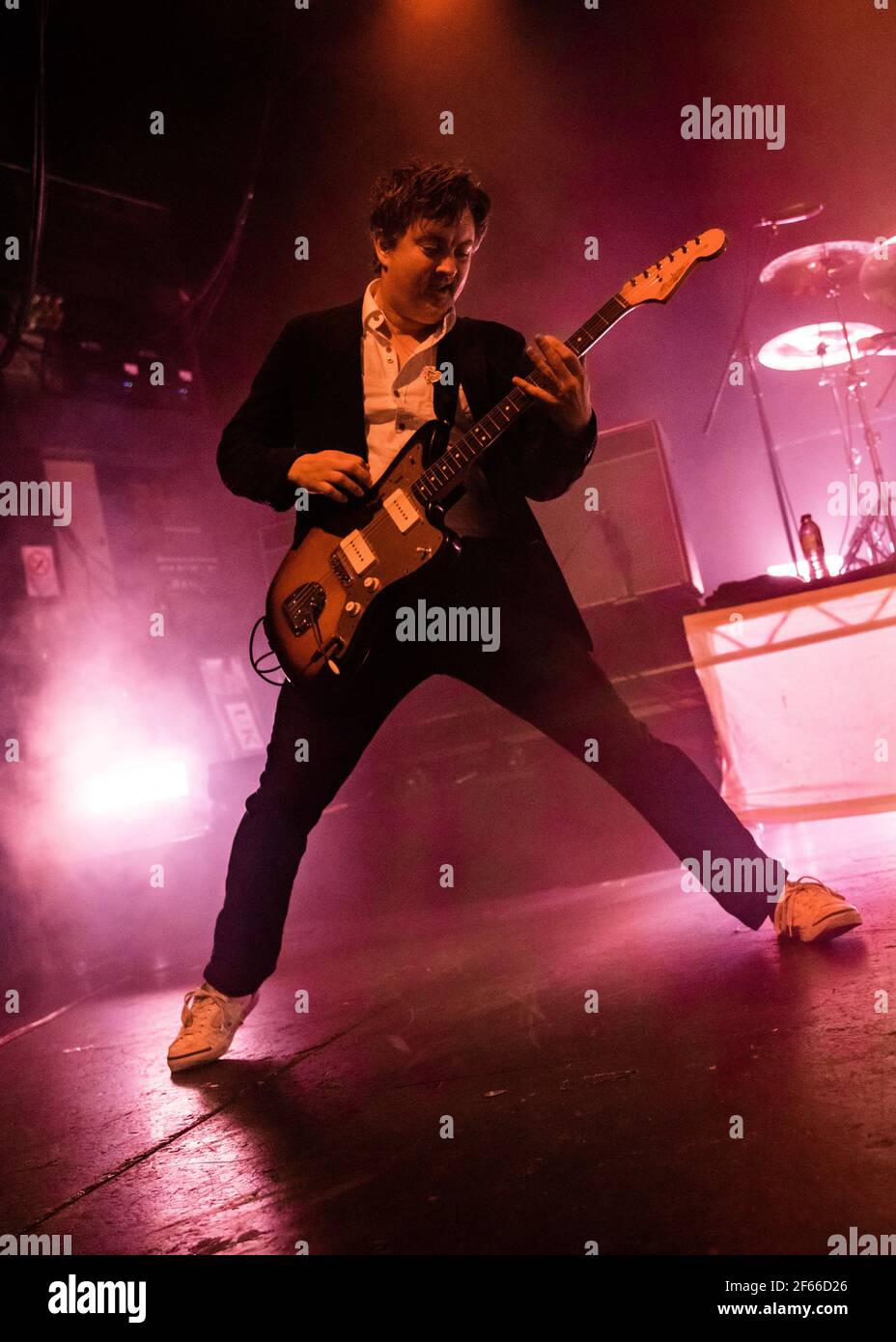 Newcastle UK - 12 luglio 2019: Frank Turner e le anime addormentate - in concerto al Festival musicale di Wasteland Foto Stock