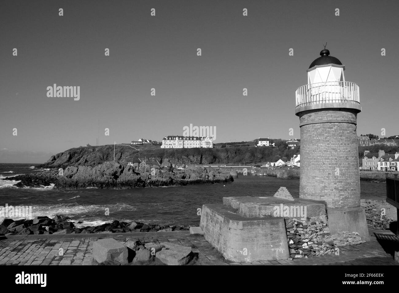 Portpatrick, un villaggio costiero nel Dumfries e Galloway council area - Scozia Foto Stock