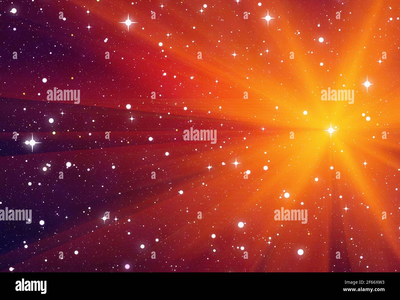 le stelle dello spazio di bellezza lampeggiano sullo sfondo Foto Stock
