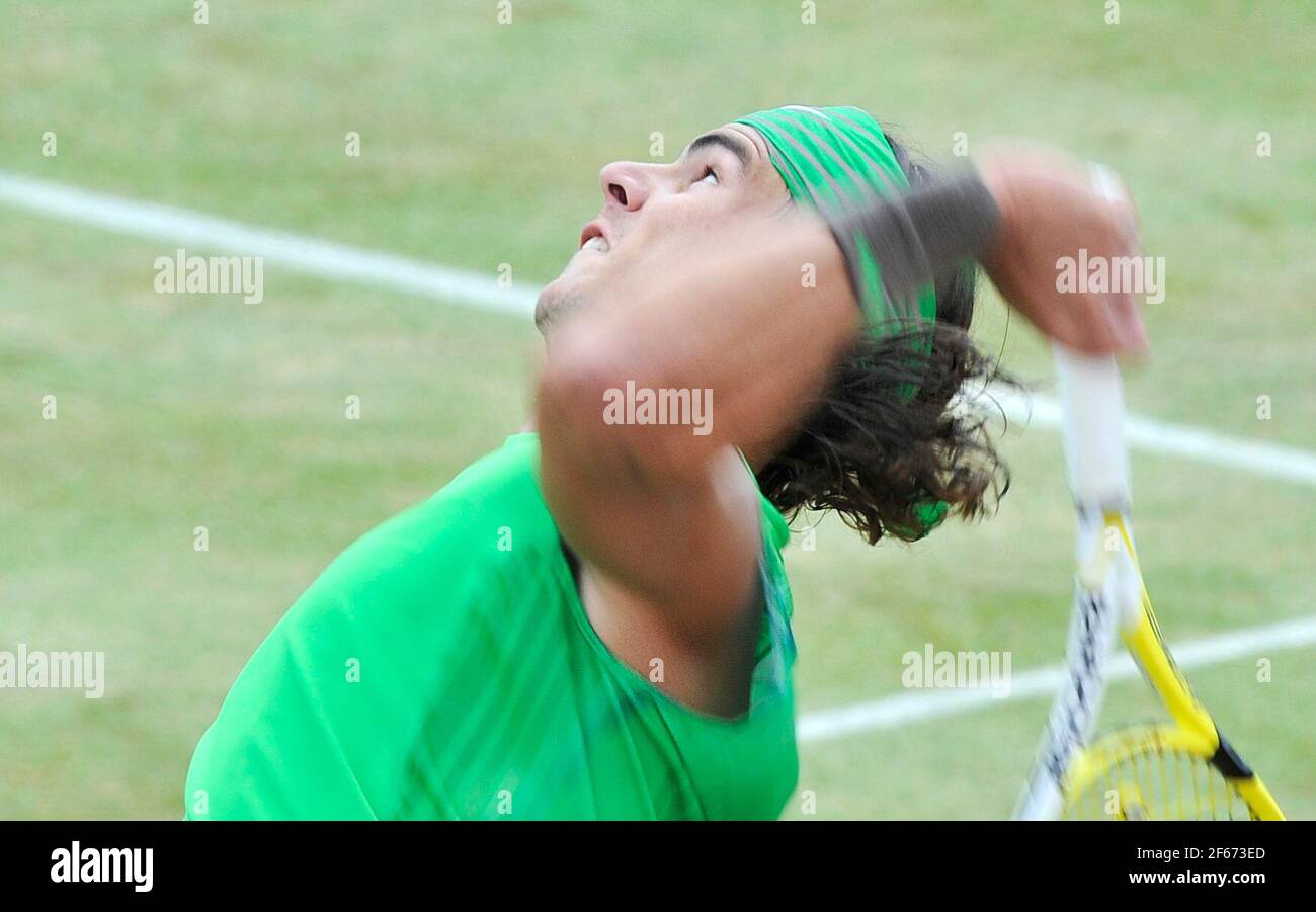 IL CAMPIONATO ARTOIS AL QUEENS CLUB SEMIFINALE R.NADEL V A.RODDICK. 14/6/2008. IMMAGINE DAVID ASHDOWN Foto Stock