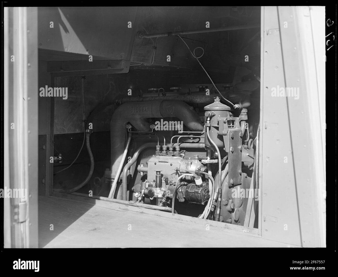 Spazio in autobus, Stockholm County Omnibus, Slo Enebyberg bus 62. Foto Stock