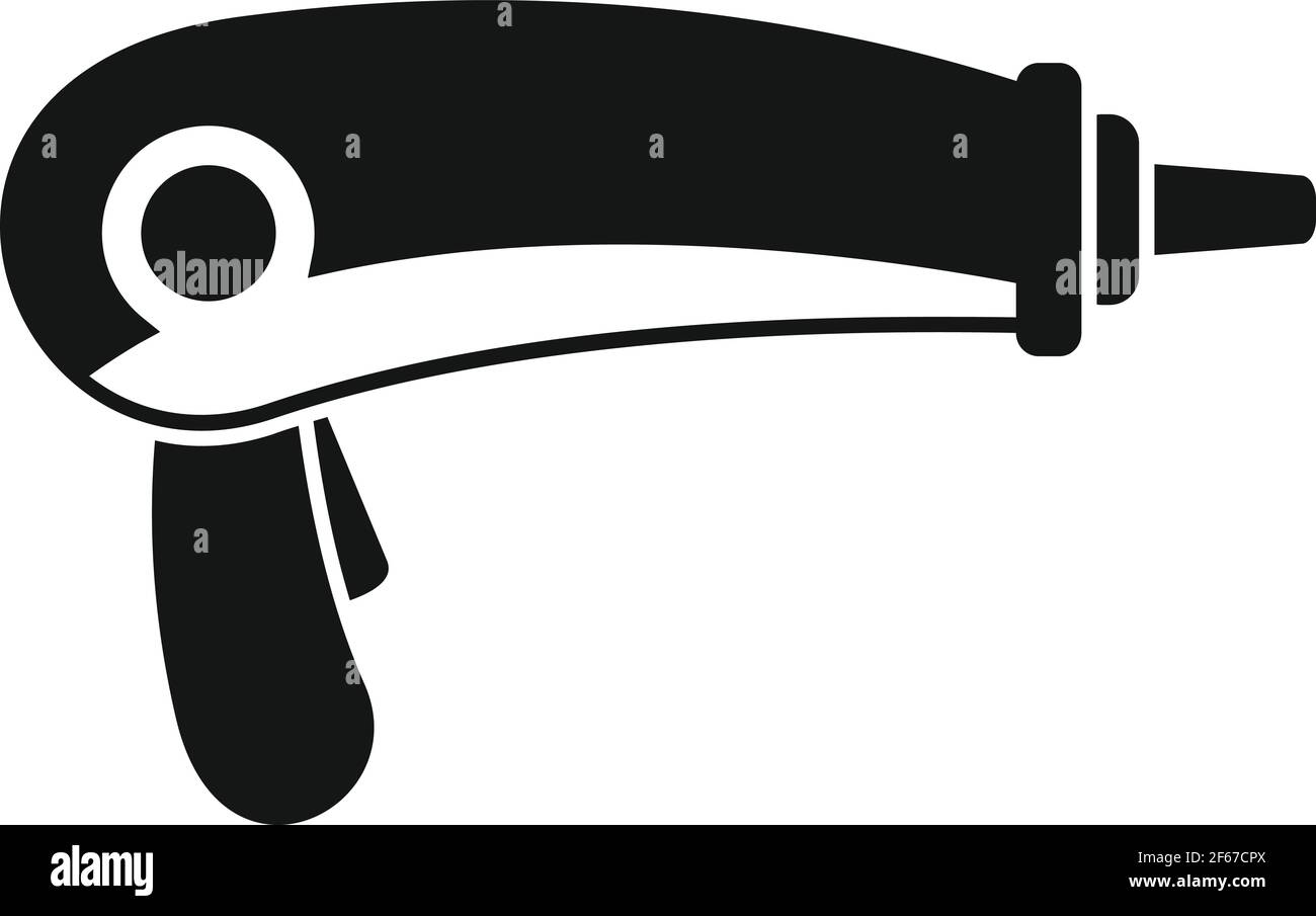Icona del pulitore a vapore con pistola, stile semplice Illustrazione Vettoriale