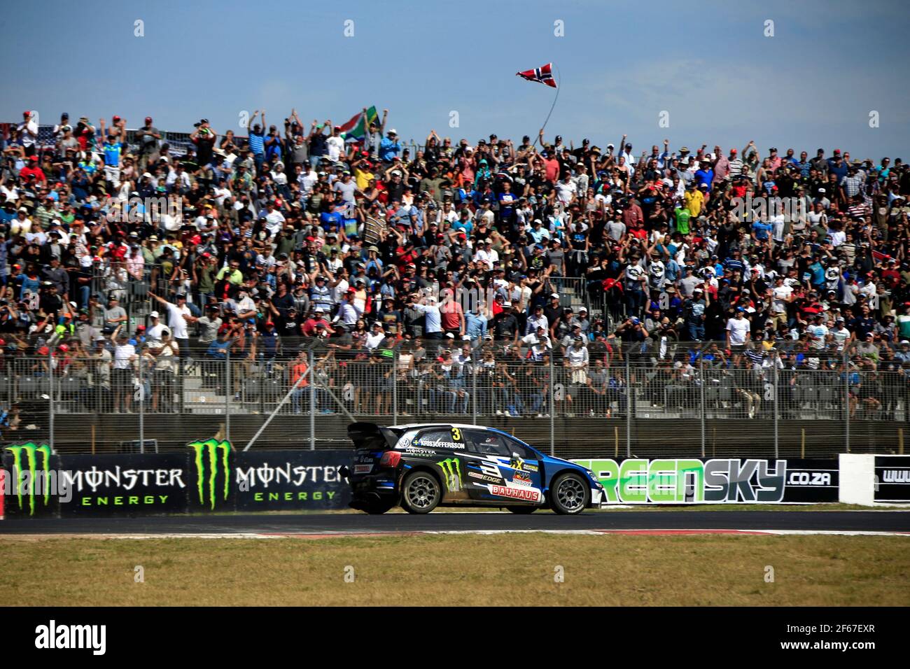 03 KRISTOFFERSSON Johan (swe) PSRX Volkswagen Svezia Volkswagen Polo GTI Azione durante il 2017 FIA Gumtree World Rx del Sud Africa al circuito internazionale di Killarney dal 10 al 12 novembre - Foto Paulo Maria / DPPI Foto Stock