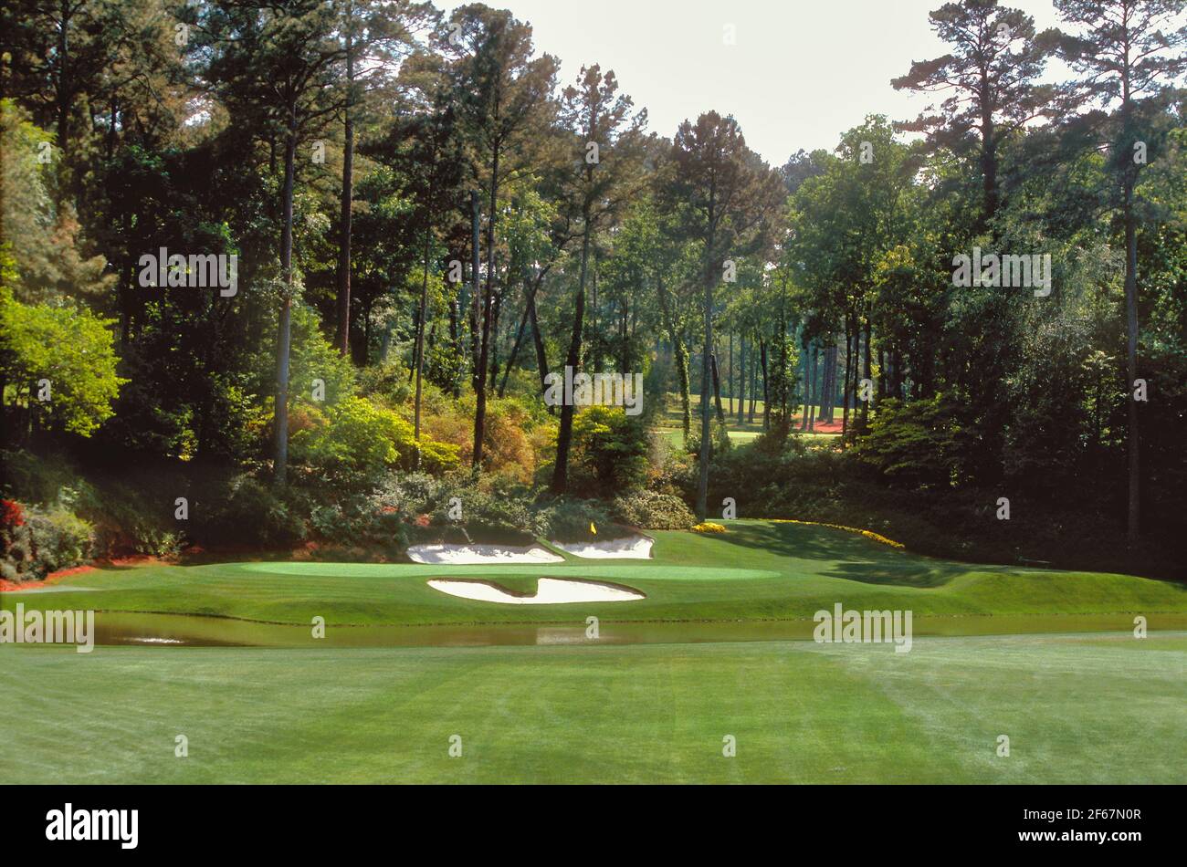 12 buche p[ar 3 - Augusta National Golf Club - Georgia, USA Foto stock -  Alamy