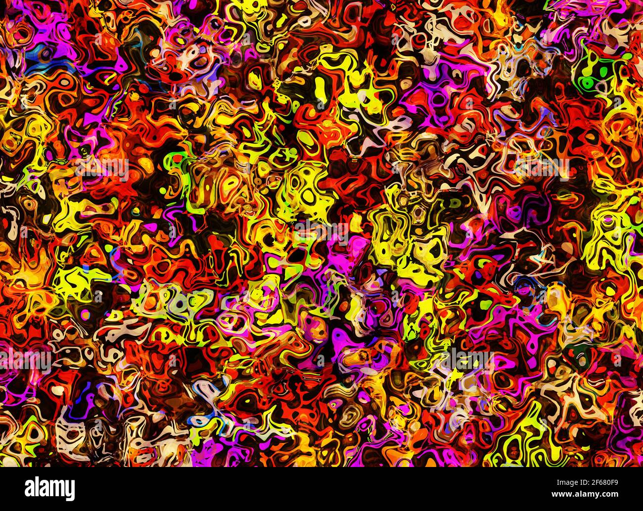 Astratto multicolore dipinti sfondi graffiti Foto Stock