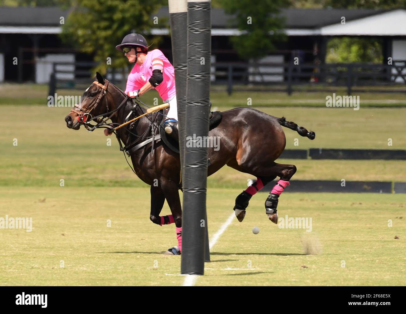 DUNDAS VS ICONICA 2021 CAMPIONATI DI POLO FEMMINILE, tenuti a Port Mayaca, Florida, 10 marzo 2021. Team Dundas: Nina Clarkin, Hope Arelano, Sarah Siegel Magness Foto di Jennifer Graylock-Graylock.com 917-519-7666 Foto Stock