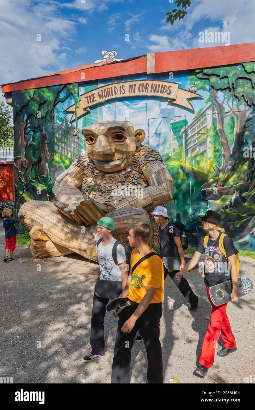 Freetown Christiania Foto Stock